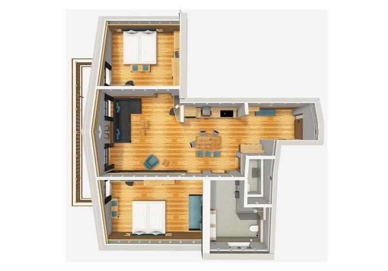 Апартаменты 2 Спальни, Riedbergerhorn   Gasthof & Ferienwohnungen