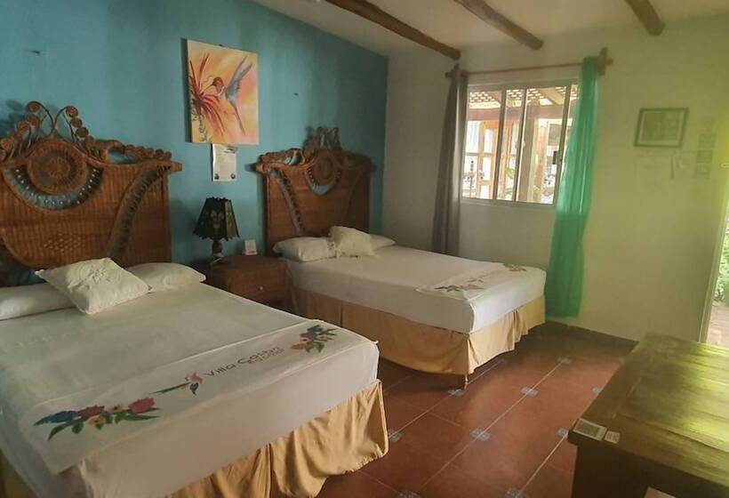 חדר סטנדרט שתי מיטות זוגיות, Villa Colibri Bacalar