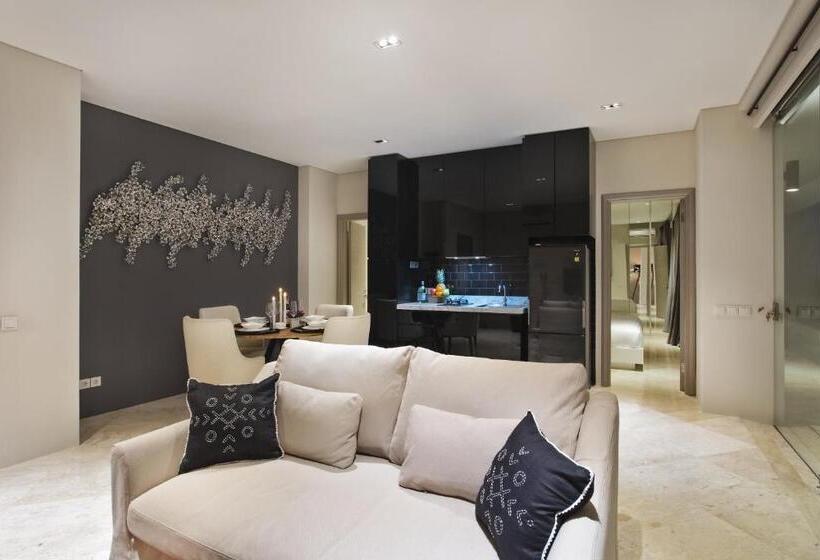 带2个卧室的套房, The Double View Mansions Bali