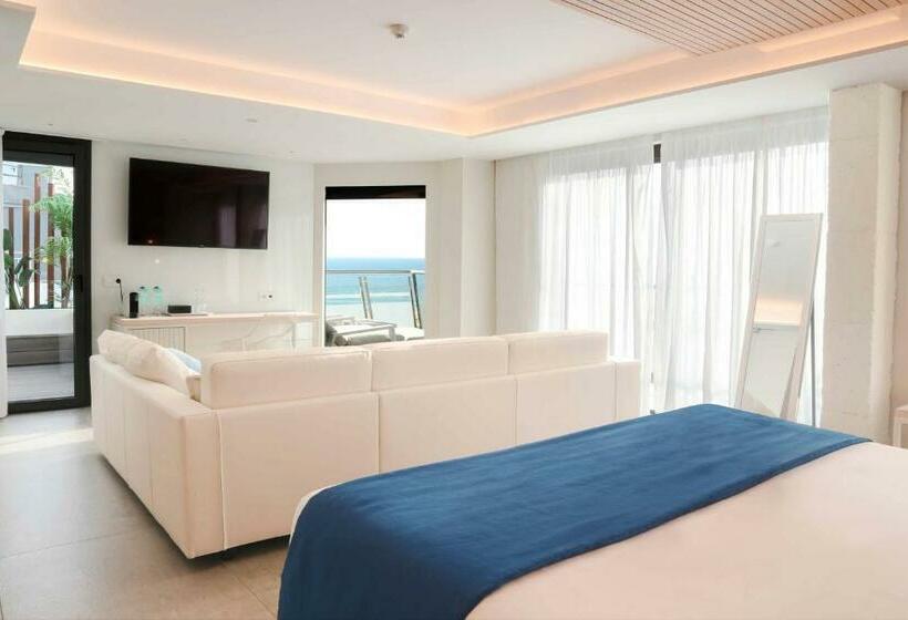 带海景的复工套房, Kaktus Hotel Kaktus Playa   Adults Recommended