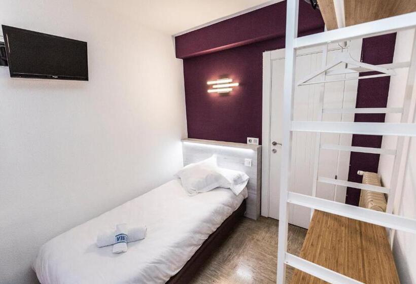 اتاق استاندارد یک تخته با سرویس بهداشتی مشترک, Hostal Viena