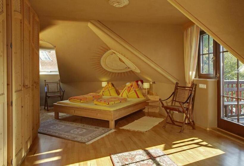 Апартаменты 1 Спальня с Балконом, Biolandhaus Arche