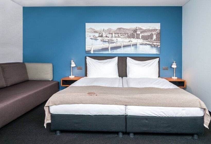 Superior room with lake view, Seehotel Kastanienbaum