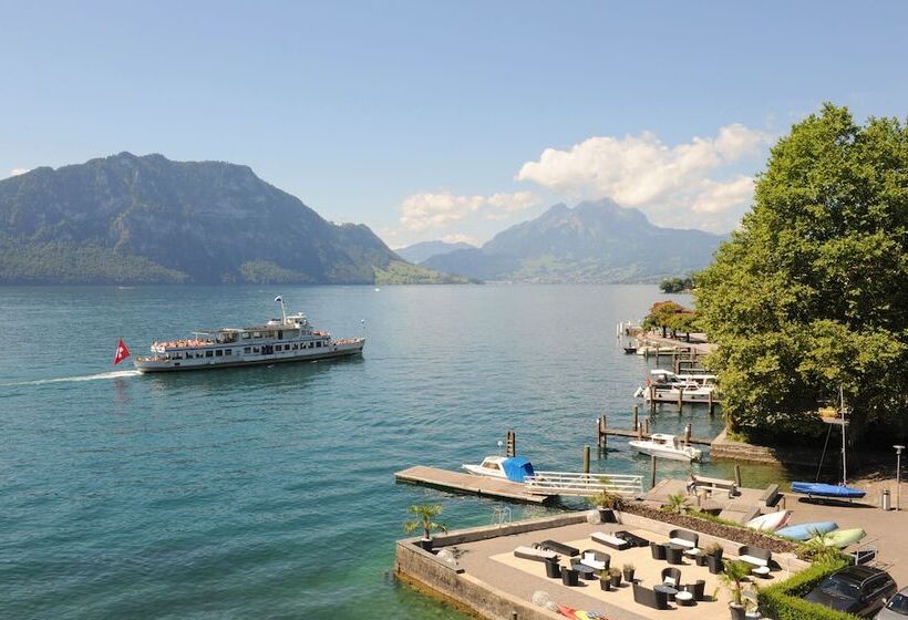 اتاق استاندارد با چشم‌انداز دریاچه, Seehof Hotel Du Lac