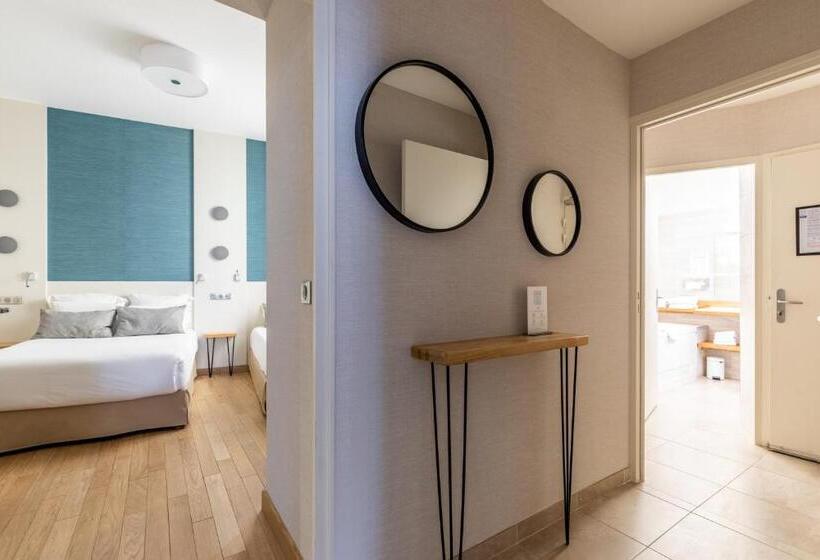 Апартаменты 1 Спальня Вид на Море, Kyriad Saint Malo Centre Plage