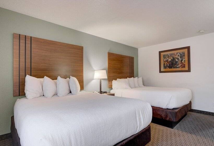 Номер Стандарт 2 Двуспальные Кровати, The Ridgeline Hotel At Yellowstone, Ascend Hotel Collection