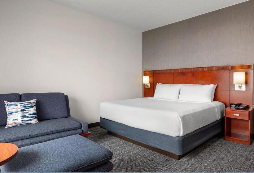 장애인을 위한 킹사이즈 침대 스탠다드 룸, Courtyard By Marriott Minneapolis St. Paul Airport