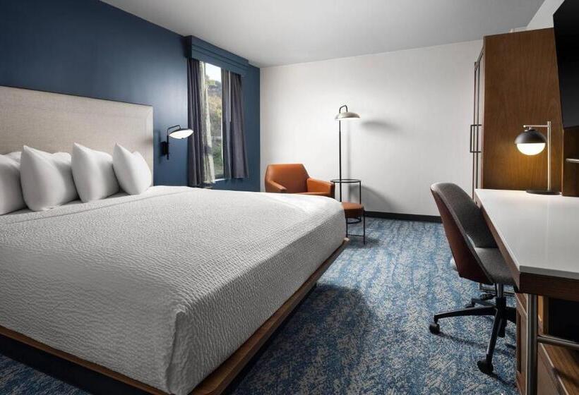 キングサイズベッドのスタンダードルーム, Courtyard By Marriott San Diego Mission Valley/hotel Circle