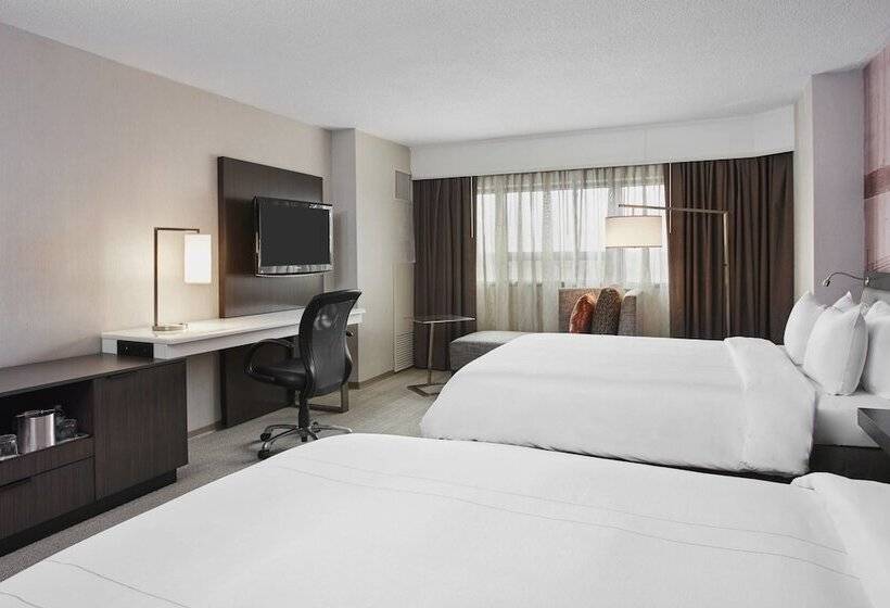 스탠다드 룸 더블 침대 2개, Teaneck Marriott At Glenpointe