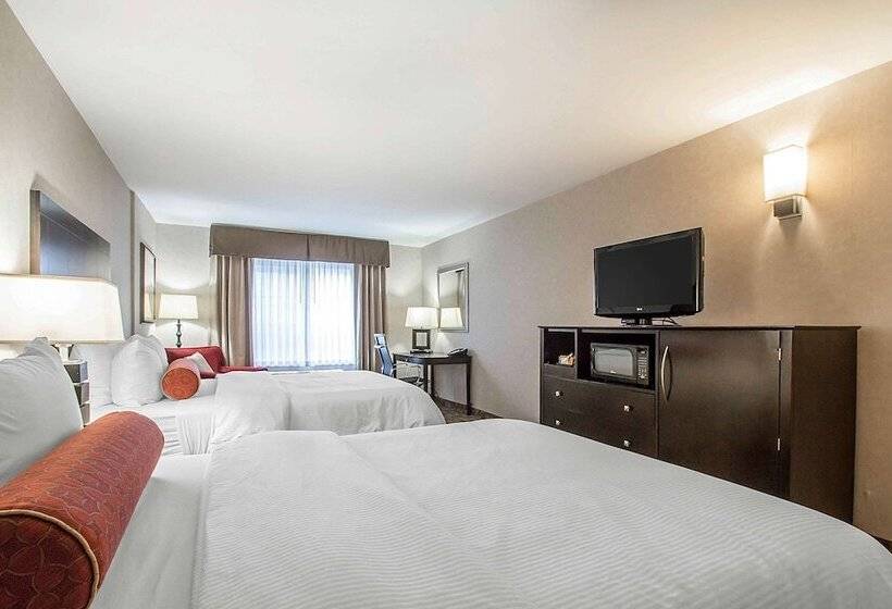 ２ダブルベッドのスタンダードルーム, Clarion Inn Elmhurst  Oak Brook Near I88, I290, I294