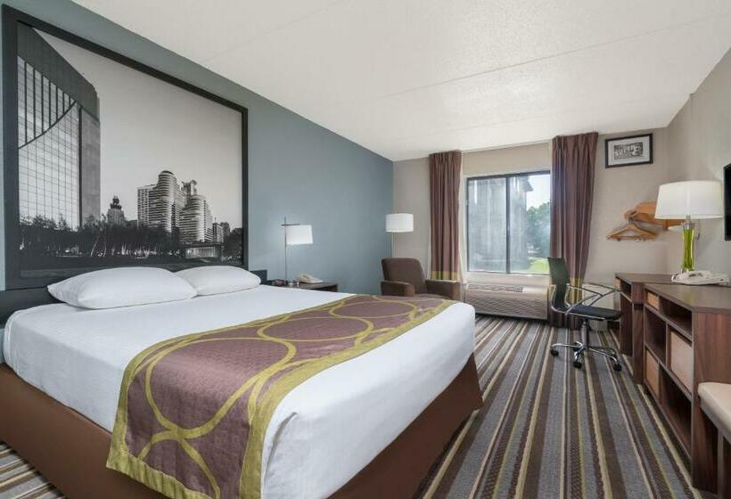 Стандартный Номер Кровать Кинг, Super 8 By Wyndham Bloomington/airport