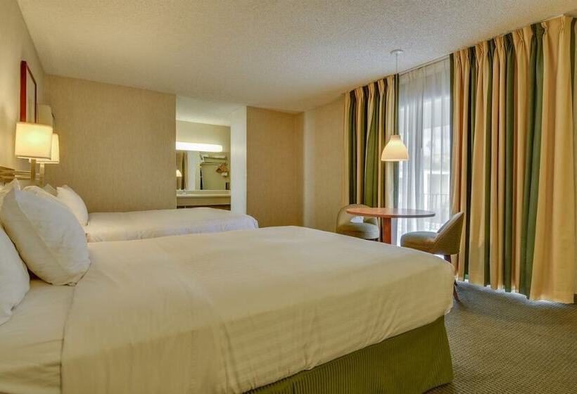 带2个双人床的标准工作室, Vagabond Inn Los Angeles At Usc