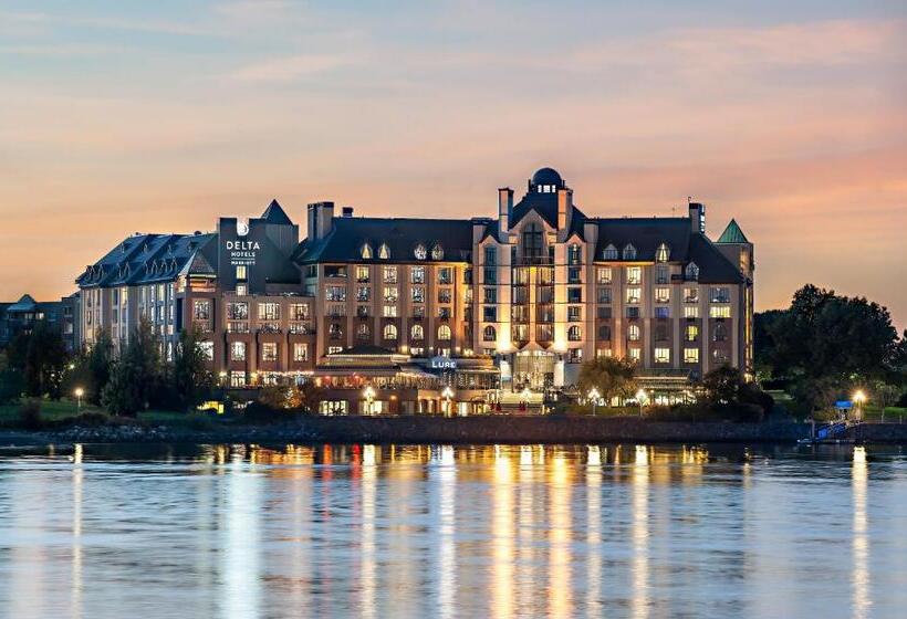 キングサイズベッド、ビュー付きデラックスルーム, Delta Hotels By Marriott Victoria Ocean Pointe Resort