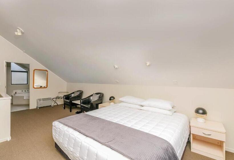 침실 1개 디럭스 아파트, Le Chalet Suisse Motel Taupo