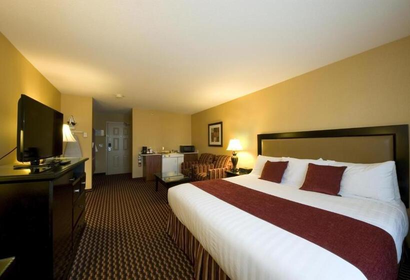 キングサイズベッドのスタンダードルーム, Ramada By Wyndham Surrey/langley