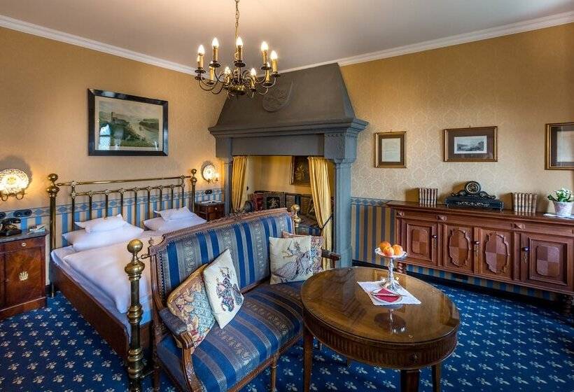 Номер Deluxe, Burghotel Auf Schönburg