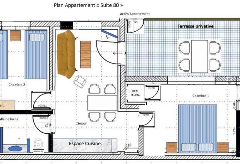Апартаменты 2 Спальни, La Casa Del Arti  Chambres D Hotes