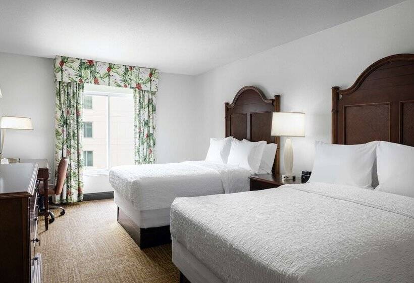اتاق استاندارد با 2 تخت دوبل, Hampton Inn & Suites San Juan