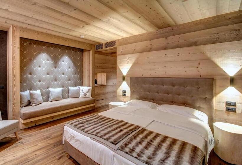 Номер Deluxe Вид на Горы, Dolomiti Lodge Alverà