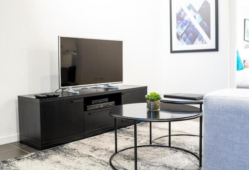 침실 1개 전망 아파트, Opera Apartments South Brisbane