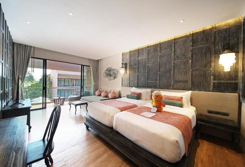 Номер Deluxe Вид на Бассейн, Ananya Lipe Resort