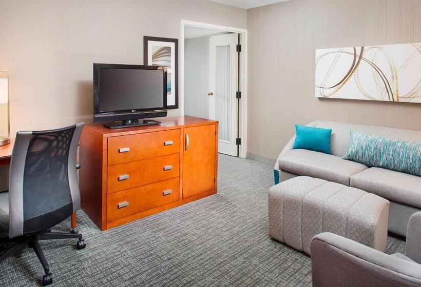 带大床的标准间, Courtyard By Marriott Ann Arbor