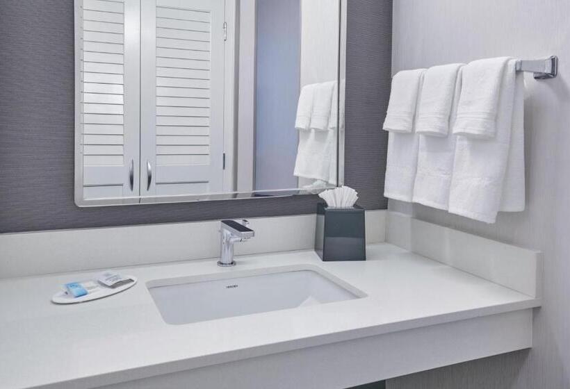 스탠다드 룸 킹사이즈 침대, Courtyard By Marriott Detroit Livonia