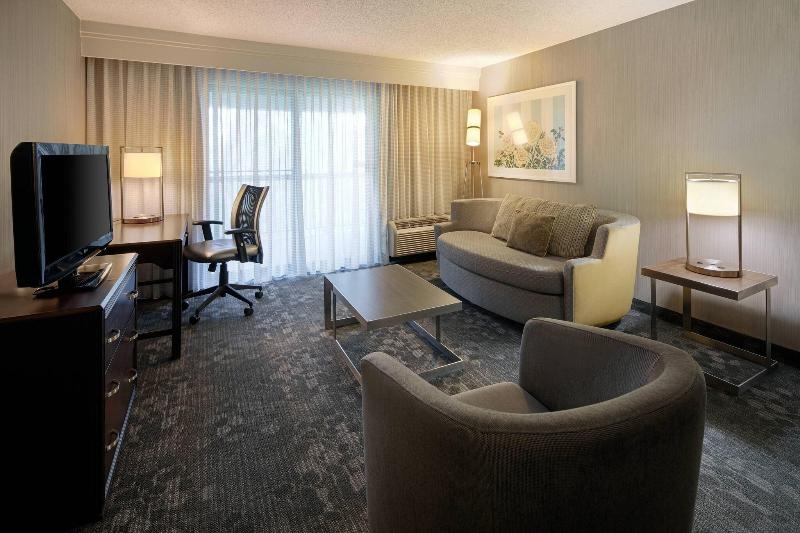 带大床的套房, Courtyard Grand Rapids Airport