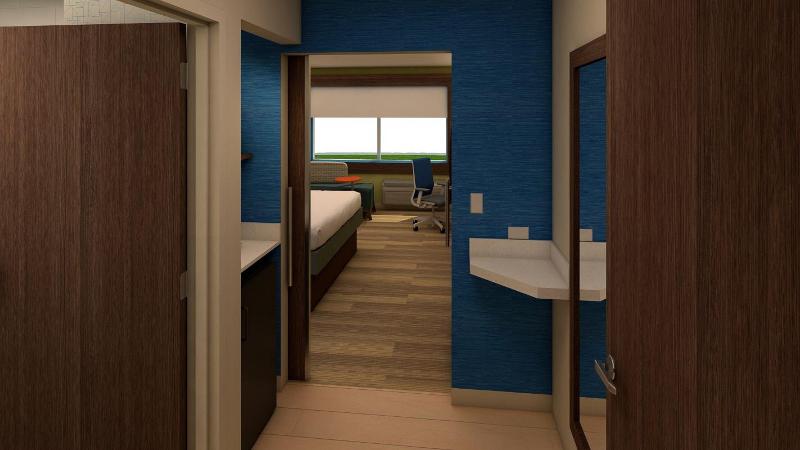 Номер Стандарт Кровать Кинг Адаптированный для Инвалидов, Holiday Inn Express & Suites   The Dalles, An Ihg