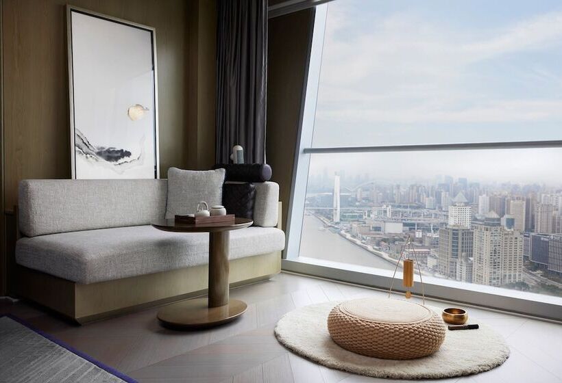 이그제큐티브 룸, Jw Marriott Marquis Hotel Shanghai Pudong