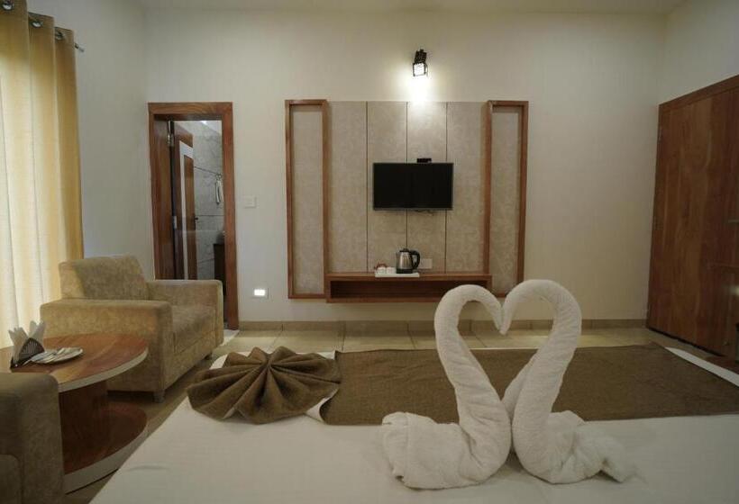 带大床的标准间, Amar Bagh Resort