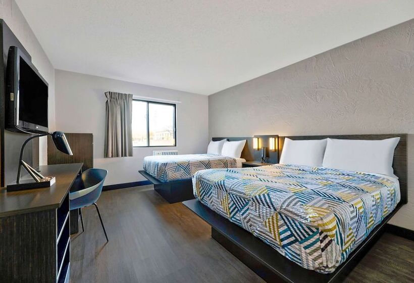 Номер Стандарт 2 Двуспальные Кровати, Motel 6oak Creek, Wi