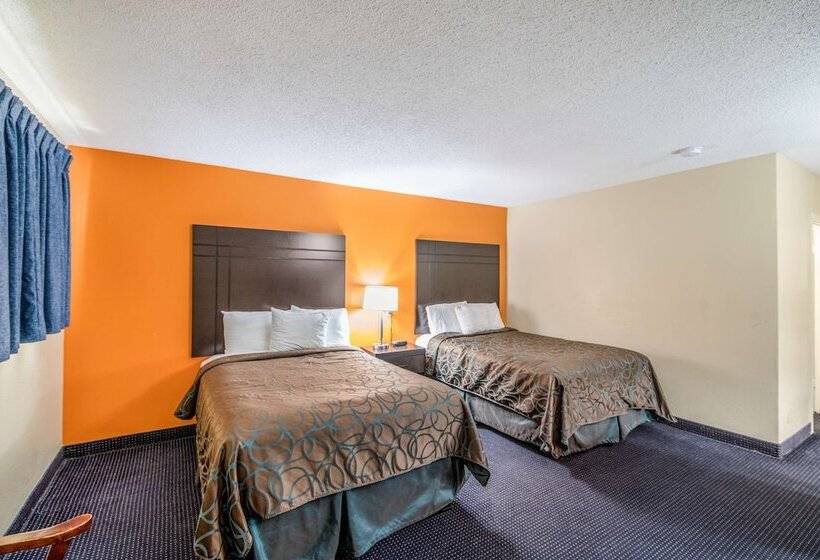 스탠다드 룸 더블 침대 2개, Americas Best Value Inn Giddings