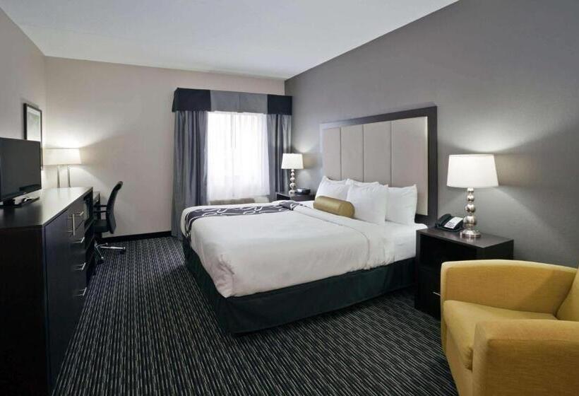 장애인을 위한 킹사이즈 침대 스탠다드 룸, La Quinta Inn & Suites By Wyndham Detroit Metro Airport