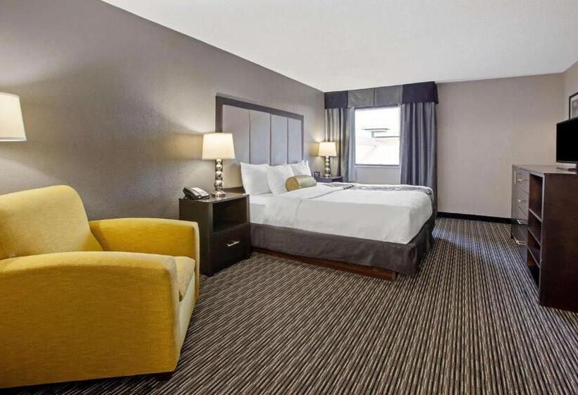 스위트 킹사이즈 침대, La Quinta Inn & Suites By Wyndham Detroit Metro Airport