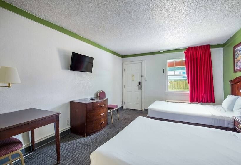 스탠다드 룸 더블 침대 2개, Americas Best Value Inn Denver