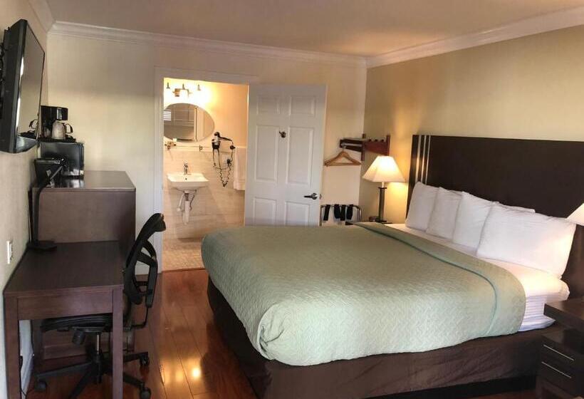 Chambre Standard Lit King Size Adaptée aux Personnes à Mobilité Réduite, Lombard Plaza Motel