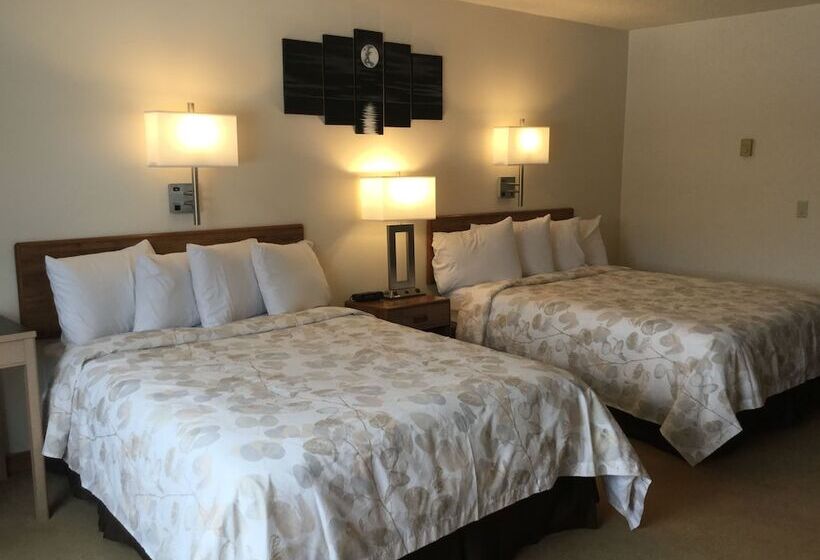 Номер Стандарт 2 Двуспальные Кровати, Great Northern Motel