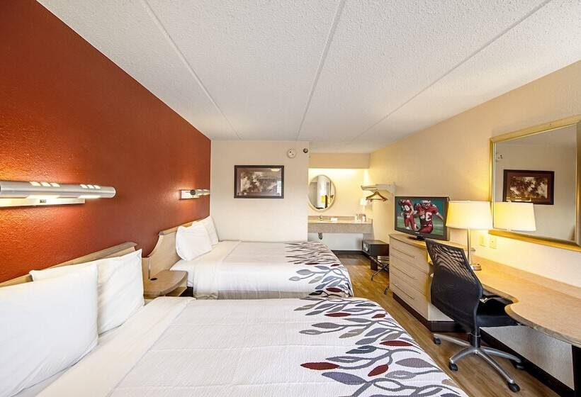 Номер Стандарт 2 Двуспальные Кровати, Red Roof Inn Boston  Southborough/worcester