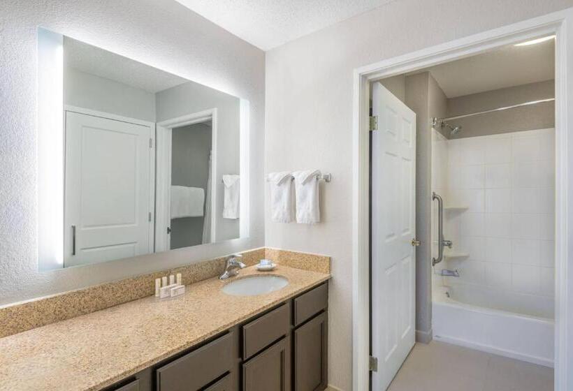 Suite met 2 Slaapkamers, Residence Inn Indianapolis Downtown On The Canal