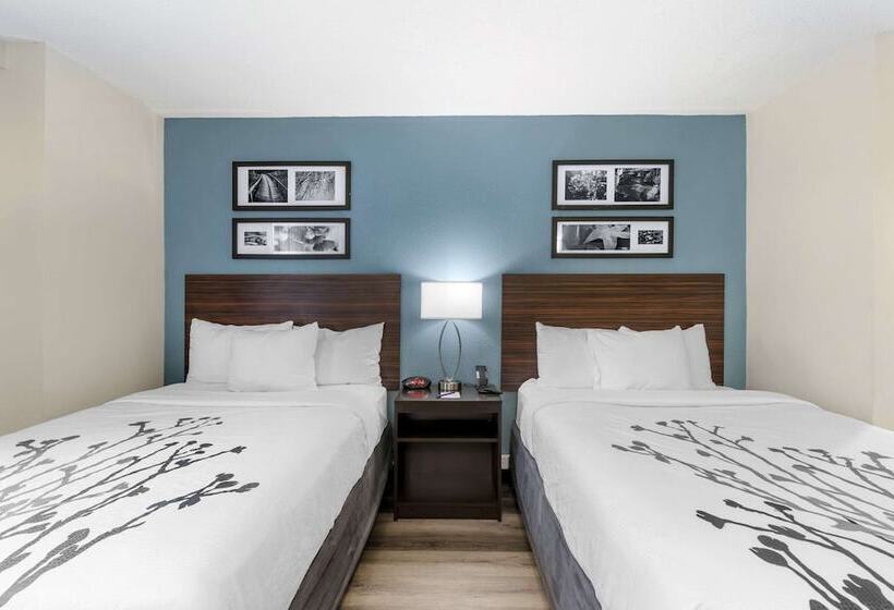 ２ダブルベッドのスタンダードルーム, Sleep Inn Mt. Pleasant  Charleston