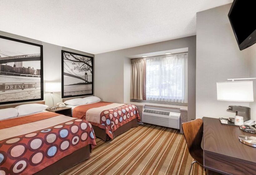 스탠다드 룸 더블 침대 2개, Super 8 By Wyndham Schenectady/albany Area