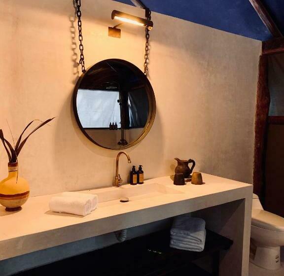 Pokój Deluxe Widok Morze z Balkonem, Libelula Tulum Beachfront