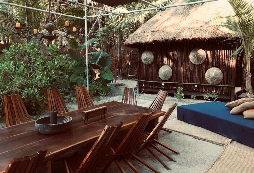 キングサイズベッドのスタンダードルーム, Libelula Tulum Beachfront