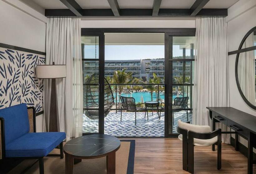 주니어 스위트 풀장 전망, Ocean Eden Bay - Adults Only - All Inclusive