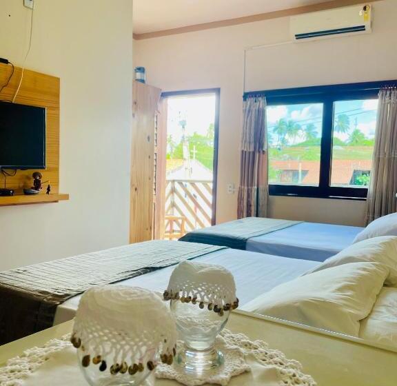 Номер Deluxe Вид на Море Боковой, Pousada Casa Do Pescador