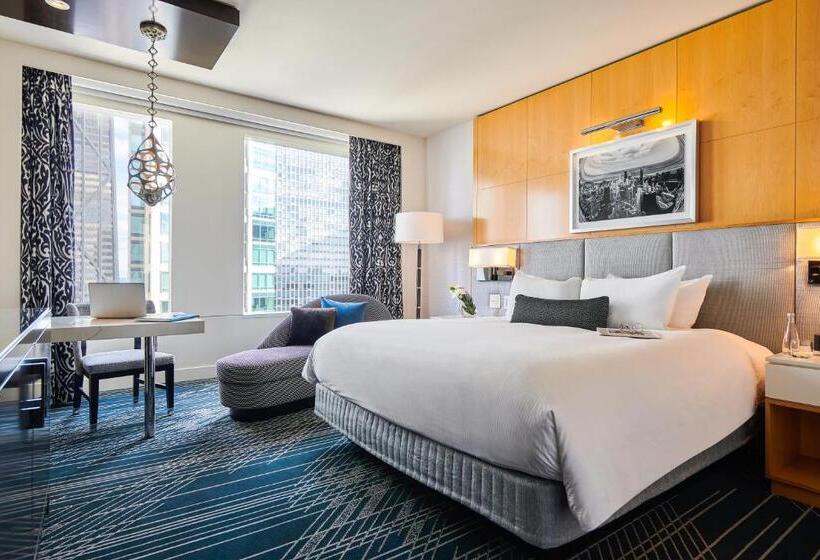 חדר סופריור עם מיטת קינג, Sofitel Chicago Magnificent Mile