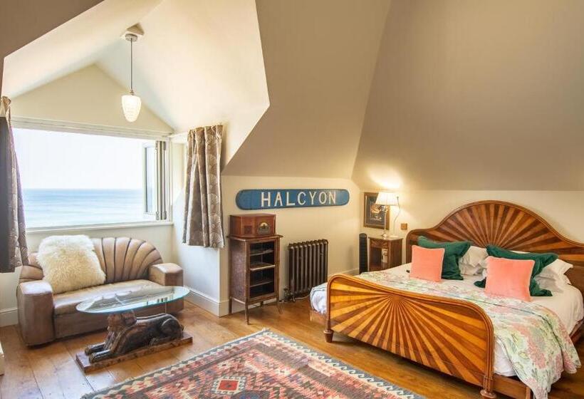 اتاق استاندارد با تخت بزرگ, Tolcarne Beach Colonial Restaurant And Rooms