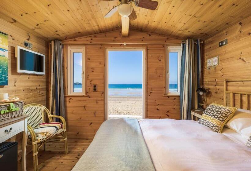 اتاق استاندارد با چشم‌انداز دریا, Tolcarne Beach Colonial Restaurant And Rooms