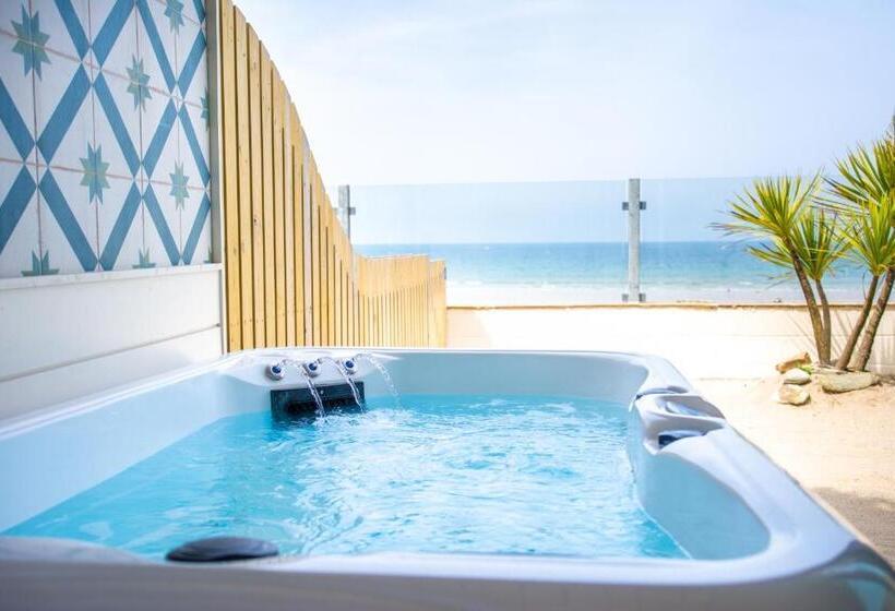 سوئیت با وان آب گرم, Tolcarne Beach Colonial Restaurant And Rooms